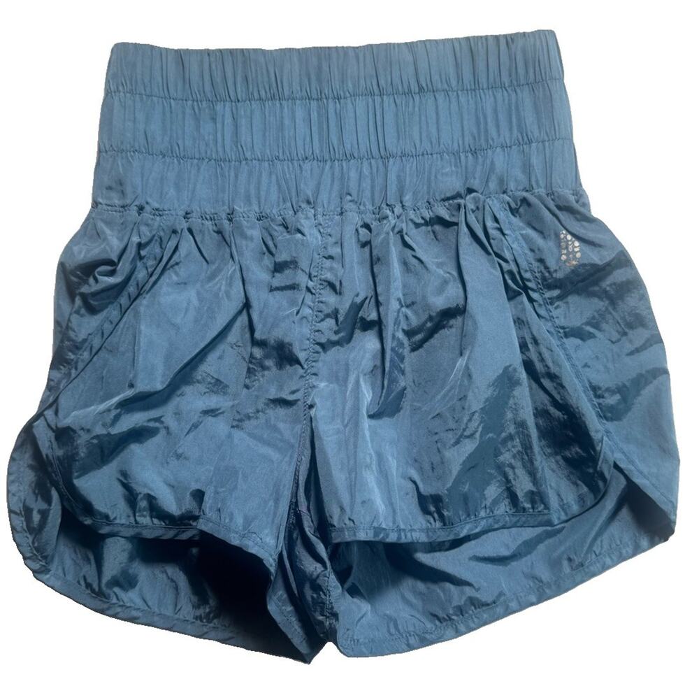 FP Movement Get Your Flirt On Shorts Women’s Small Blue Running Athletic